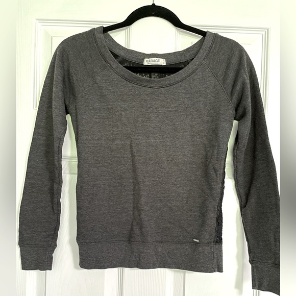 GARAGE Crochet Back Sweater - Picture 5 of 6